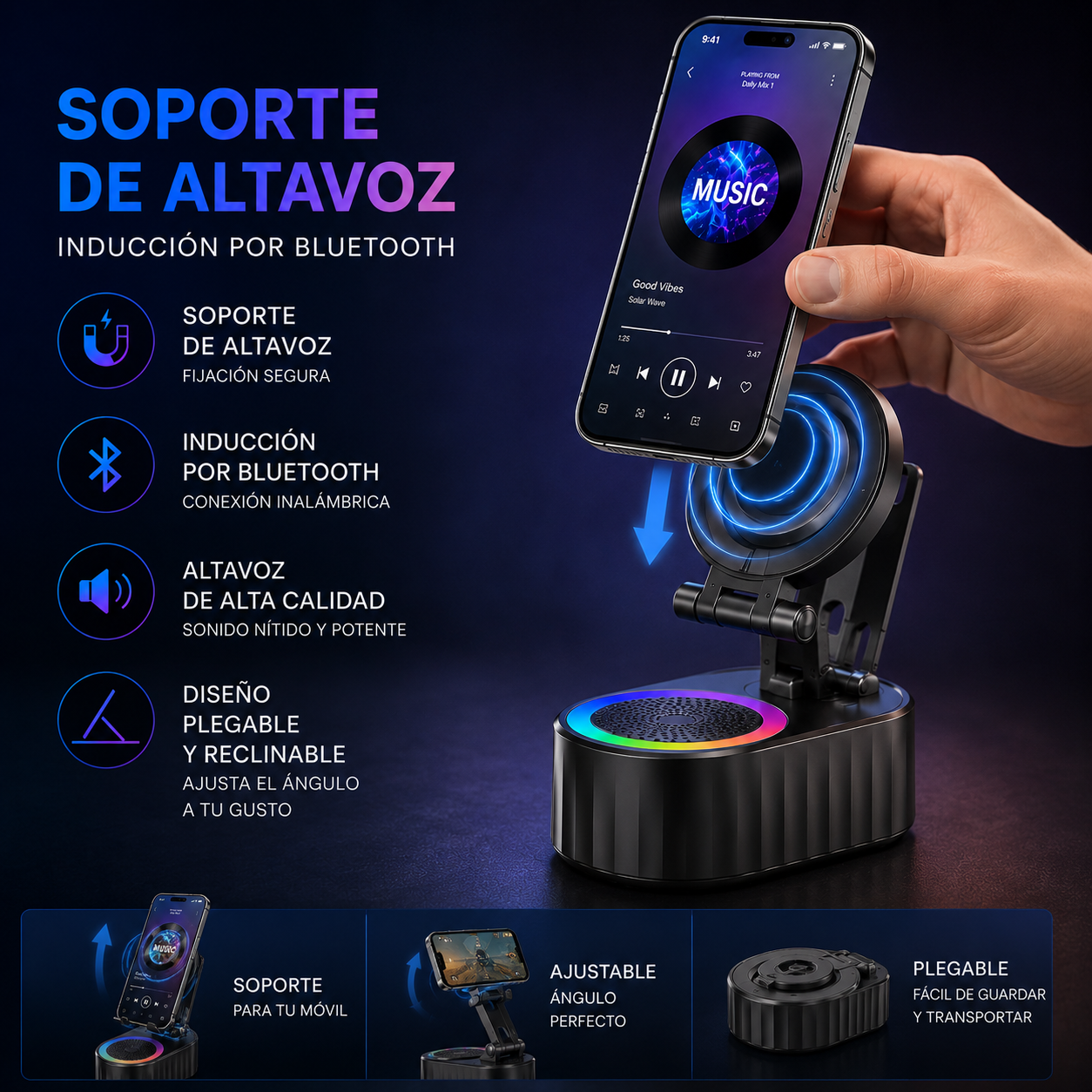Soporte - Altavoz inteligente