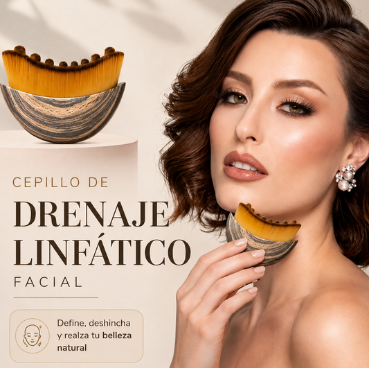 Cepillo drenaje linfático facial