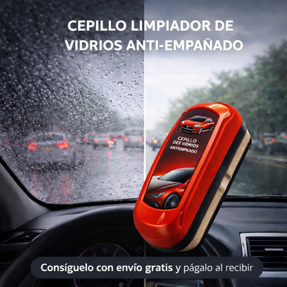 Cepillo Limpiador de Vidrios Anti- Empañado