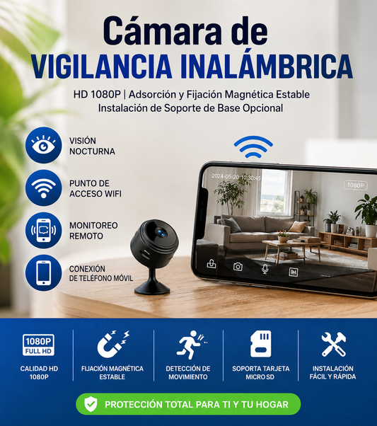 Mini Cámara de seguridad y vigilancia remota