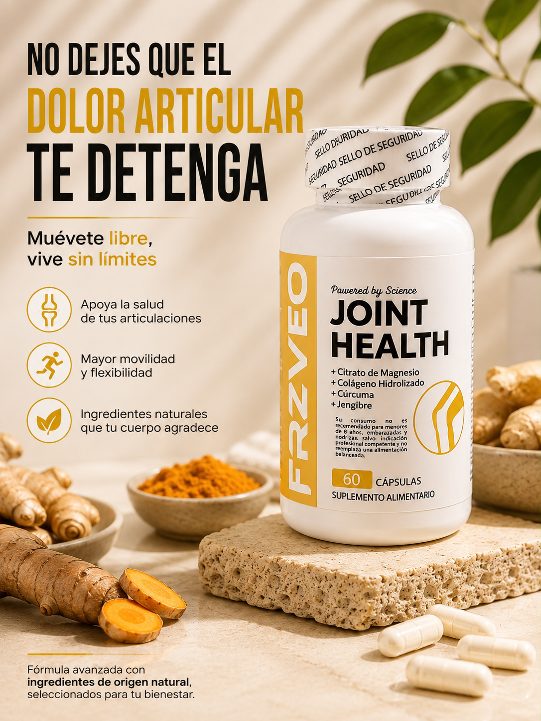 Joint Health- Suplemento para el bienestar y cuidado de las articulaciones