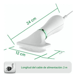 Secador Cepillo para Mascotas 2 en 1