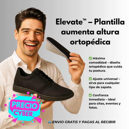 Elevate™ – Plantilla aumenta altura ortopédica