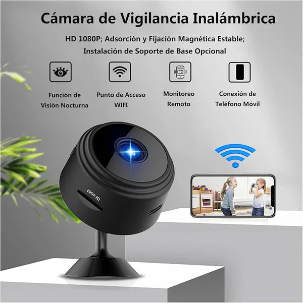 Mini Cámara de seguridad y vigilancia remota